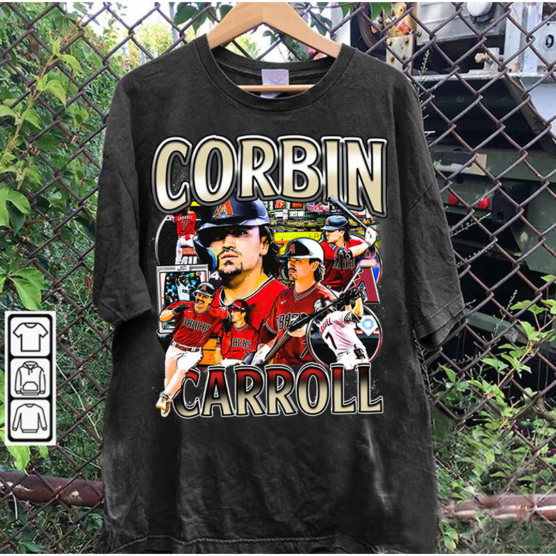 Vintage 90s Graphic Style Corbin Carroll T-Shirt - Corbin Carroll Hoodie - Retro American Baseball Tee For Man and Woman Unisex T-Shirt.jpg