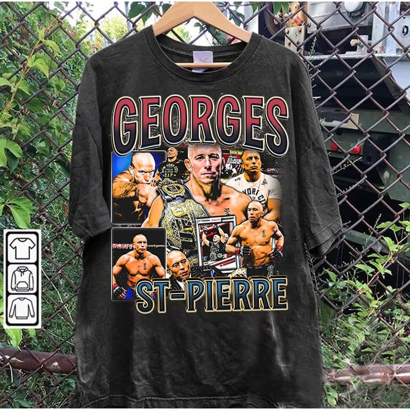 Vintage 90s Graphic Style Georges St-Pierre T-Shirt - Georges St-Pierre Sweatshirt - American Professional Boxer Tee For Man and Woman.jpg