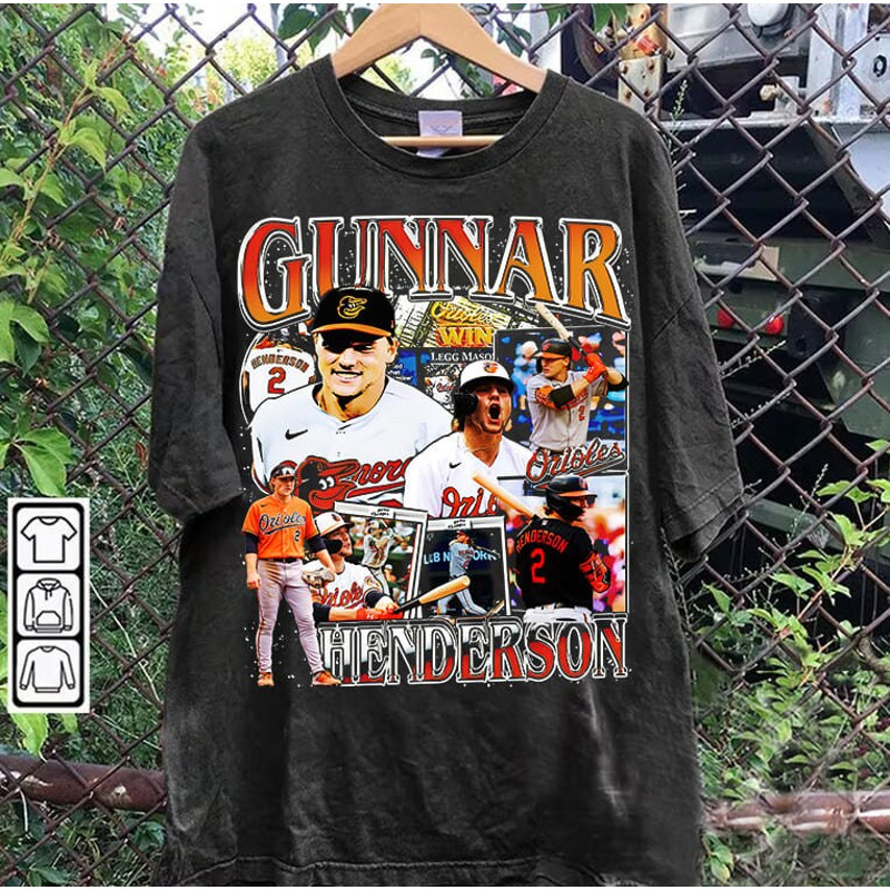 Vintage 90s Graphic Style Gunnar Henderson T-Shirt - Gunnar Henderson Hoodie - Retro American Baseball Tee For Man and Woman Unisex T-Shirt.jpg