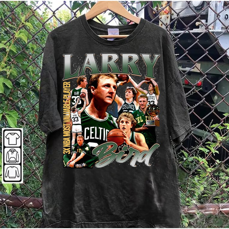 Vintage 90s Graphic Style Larry Bird T-Shirt - Larry Bird Sweatshirt - Retro American Basketball Tee For Man and Woman Unisex T-Shirt.jpg