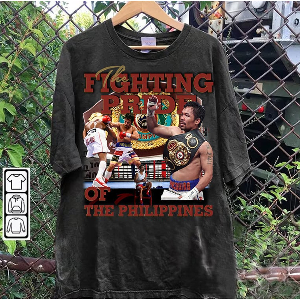 Vintage 90s Graphic Style Manny Pacquiao T-Shirt - Manny Pacquiao Hoodie - Retro American Boxer Tee For Man and Woman Unisex T-Shirt.jpg
