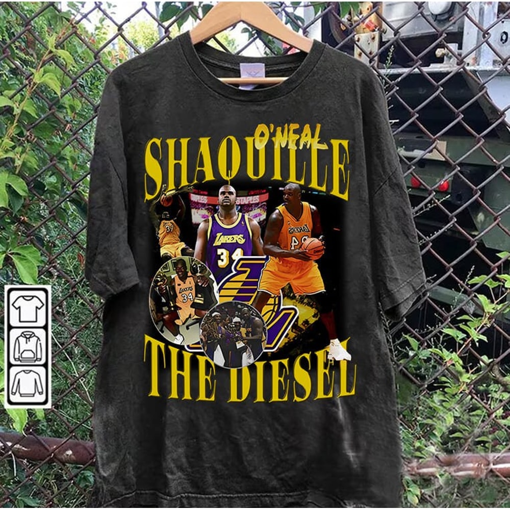 Vintage 90s Graphic Style Shaquille O'Neal Shirt - The Diesel Basketball T-Shirt - The Diesel Vintage Tee For Man and Woman Unisex T-Shirt.jpg