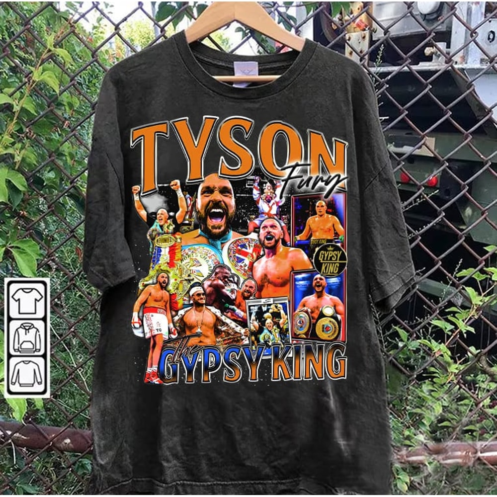 Vintage 90s Graphic Style Tyson Fury T-Shirt - Tyson Fury Sweatshirt - American Professional Boxer Tee For Man and Woman Unisex Tee.jpg