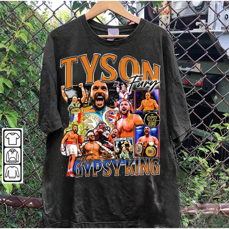 Vintage 90s Graphic Style Tyson Fury T-Shirt - Tyson Fury Sweatshirt - American Professional Boxer Tee For Man and Woman Unisex Tee.jpg