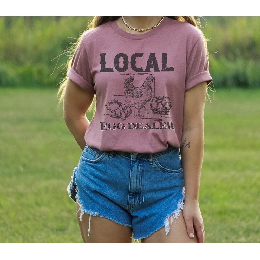 Local Egg Dealer Vintage Vibe Chicken Graphic Tee.jpg