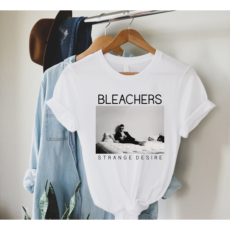 Bleachers T-shirt, Bleachers - Strange Desire Essential T-Shirt, Bleachers Hoodie, Bleachers Sweatshirt Unisex Heavy Cotton Tee.jpg