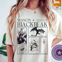 comfort manon blackbeak shirt, the thirteen throne of glass