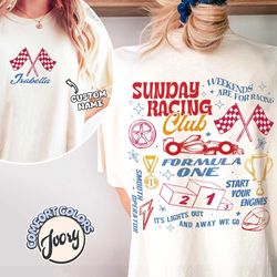 formula 1 comfort colors shirt, sunday racing club shirt, ae