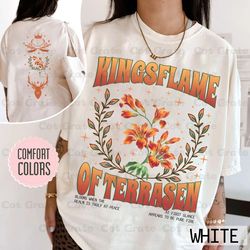kingsflame of terrasen shirt - throne of glass series inspir