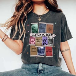 sarah j maas tour shirt, retro the maas tour shirt, acotar,