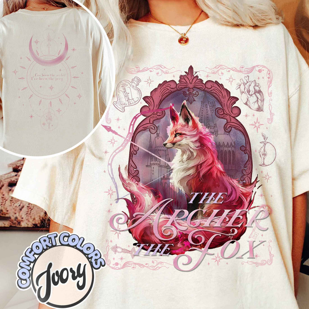 The Archer And The Fox Sweatshirt, Once Upon A Broken Heart, Fantasy Books Jumper, Gift For Book Lover, Reader Shirt,Bookish Shirt, Bookworm.jpg