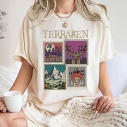 vintage terrasen acotar shirt, terrasen to whatever end shir