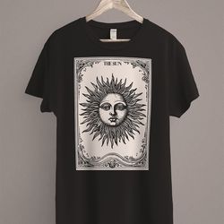 the sun tarot card t-shirt witchy aesthetic clothes pastel