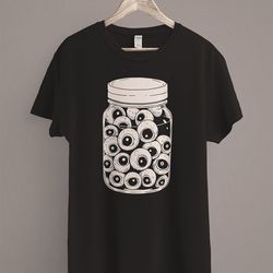 weirdcore eyeballs in a jar t-shirt eyeball dreamcore aesthe