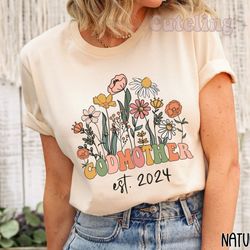 godmother shirt godmother gifts wildflowers godmoth