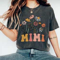 mimi shirt, comfort colors mimi shirt, new grandma gift for