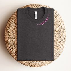 embroidered nana shirt, embroidered nana sweatshirt, embroid