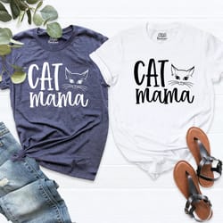 cat mama shirt, cute gift for mom, cat lover gift, pet lover