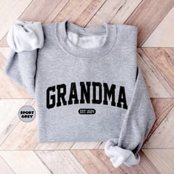 custom grandma hoodie, personalized granny sweatshirt, baby