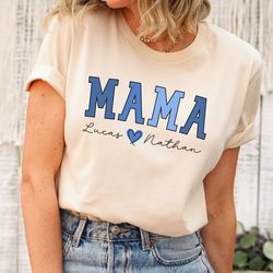 Custom Mama Sweatshirt, Mama Custom Mothers Day Gift, Person