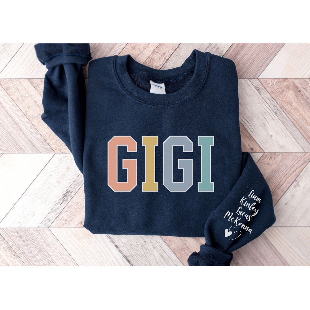 Personalized Gigi Sweatshirt, Gigi With Grandkids Names, Custom Gigi Sweatshirt, Gift for Grandmother, Grandma Sweatshirt, Gift For Grandma.jpg
