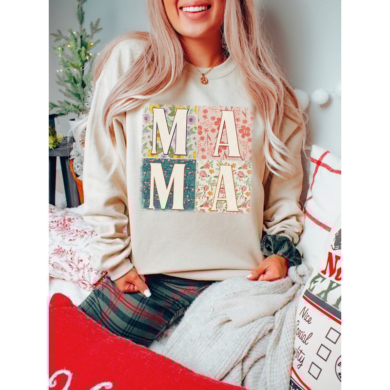 Mothers Day Floral Mama Sweatshirt, Mothers Day Floral Sweatshirt, Gift For Mommy, Mom Shirt, Mom Life Shirt, Mom Hoodie, Mom Birthday Gift.jpg