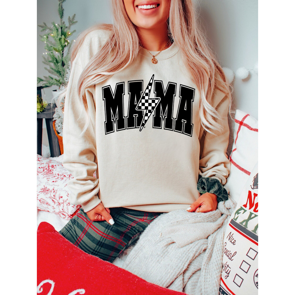 Retro Mama Sweatshirt Gift For Mother's Day, Cool Mom Shirt, Mama Sweatshirt, Boho Mothers Day Gift, Baby Shower Shirt, Mother's Day Sweater.jpg