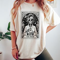 the mom tarot card shirt, skeleton mother tshirt, witchy vib