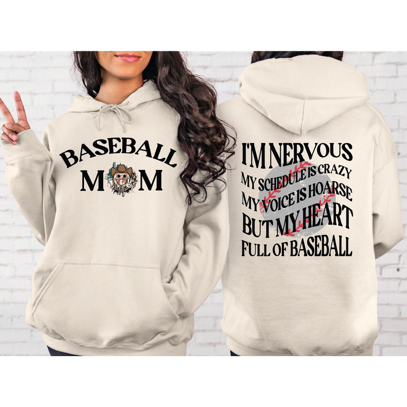 Baseball Mom Sweatshirt, Sport Mom Sweatshirt, Baseballer Mom Tee, Baseball Game Fan Gift, Game Day Shirt, Cute Baseball Season Hoodie N249.jpg