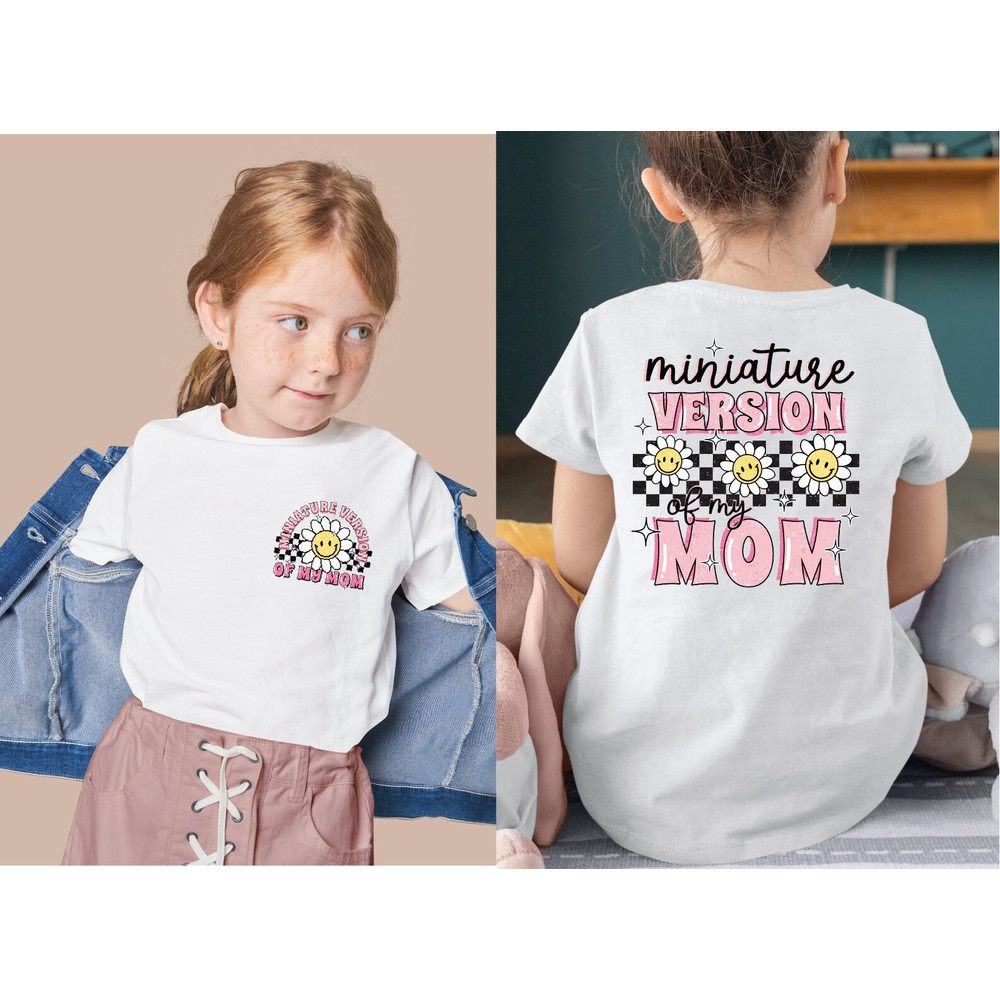 Miniature Version of My Mom Comfort Colors Shirt, Funny Toddler Tee, Funny Kid Shirt, Mama Mini Vibes Gift, Funny Shirt For Girl N289.jpg