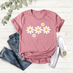 daisy women's shirt, spring tee, daisy lover shirt, daisy gift shirts