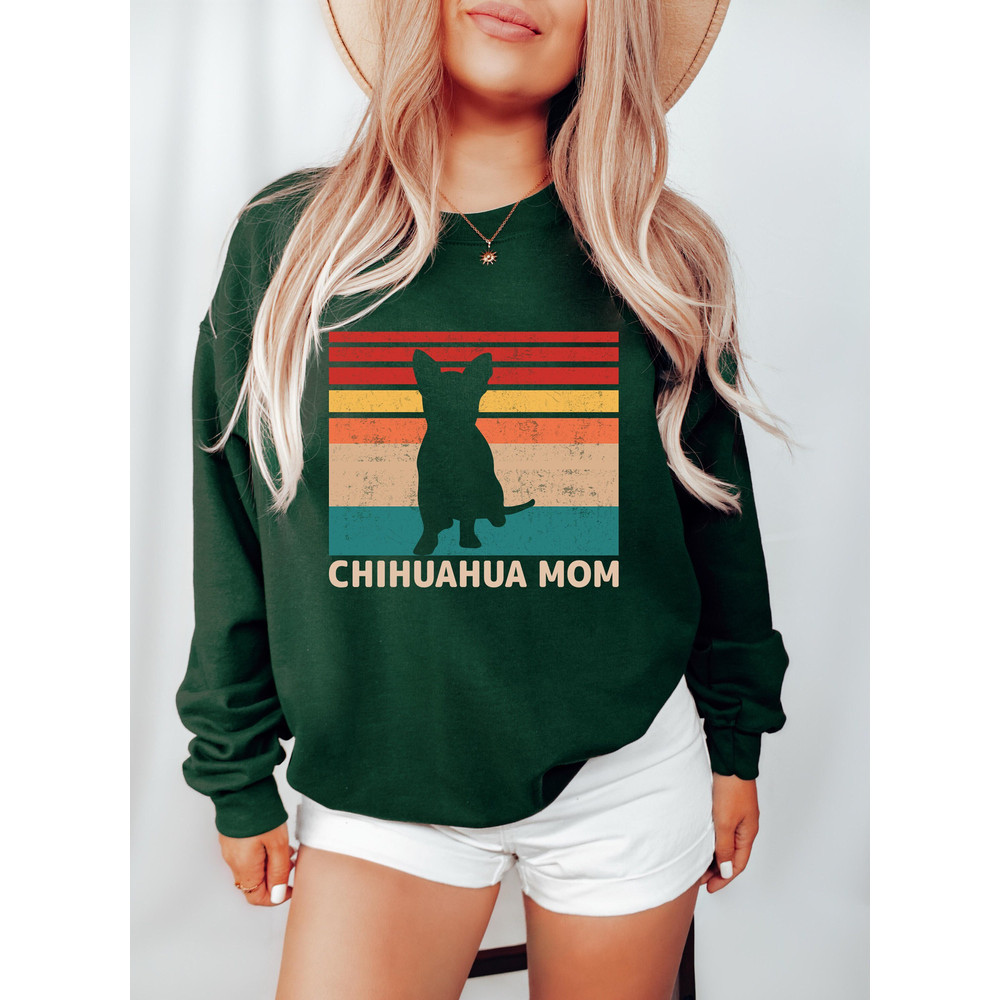 Chihuahua Sweatshirt, Chihuahua Mom Sweatshirt, Dog Mama Sweatshirt, Chihuahua Mom Crewneck, Gift for Chihuahua Owner, Fur Mama Sweater.jpg