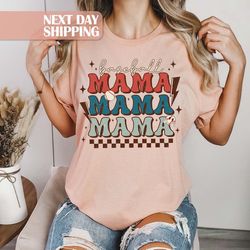 mama baseball shirt, baseball family, baseball fan gift, baseball mom gift