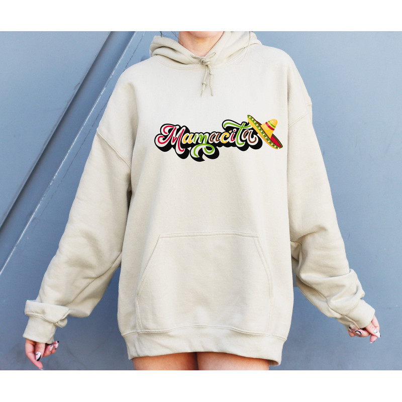 Mamacita Sweatshirt, Mom's Hoodie, Gift For Mom, Unique Mom Sweat, Mother's Day Top, Cinco De Mayo Top, Fiesta Margarita Top, Senoritas Top.jpg