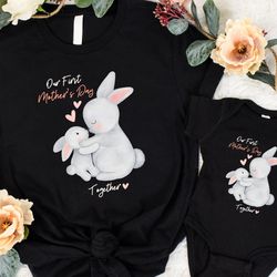our first mothers day shirt, 1st mothers day, mother daughter tees, mo