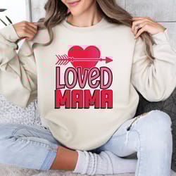 loved mama sweatshirt, mama sweatshirt, mama gift, grandmother sweater