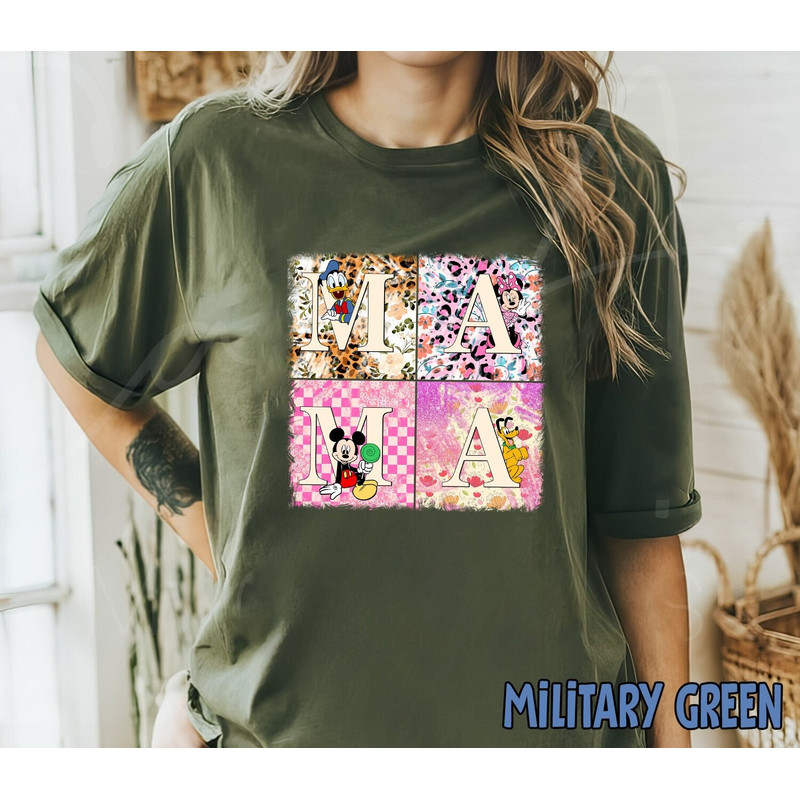 Retro Boho Mama Disney T-shirt, Mama Mickey And Friends Shirt, Disney Castle Sweatshirt, Disneyland Shirt, Mother's Day Gift, Disney Trip.jpg