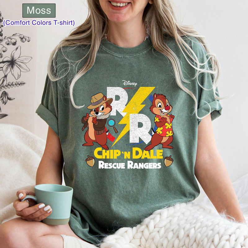 Chip 'N Dale Rescue Rangers Shirt, Rescue Rangers Shirt, Chip 'n' Dale Character Colorful T-shirt, Magic Kingdom, Disney Family Vacation.jpg
