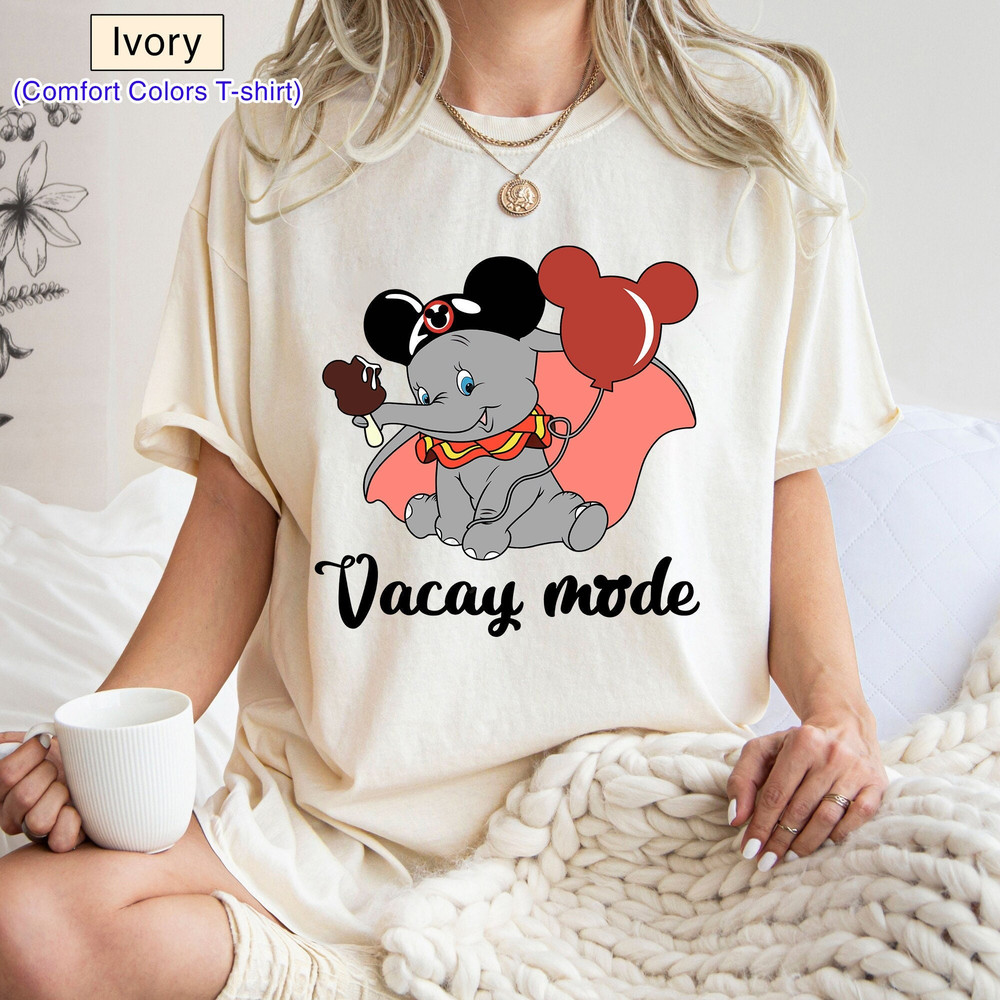 Cute Disney Dumbo Vacay Mode Mickey Ear Balloon Shirt, WDW Magic Kingdom Holiday Unisex T-shirt Family Birthday Gift Adult Kid Toddler Tee.jpg