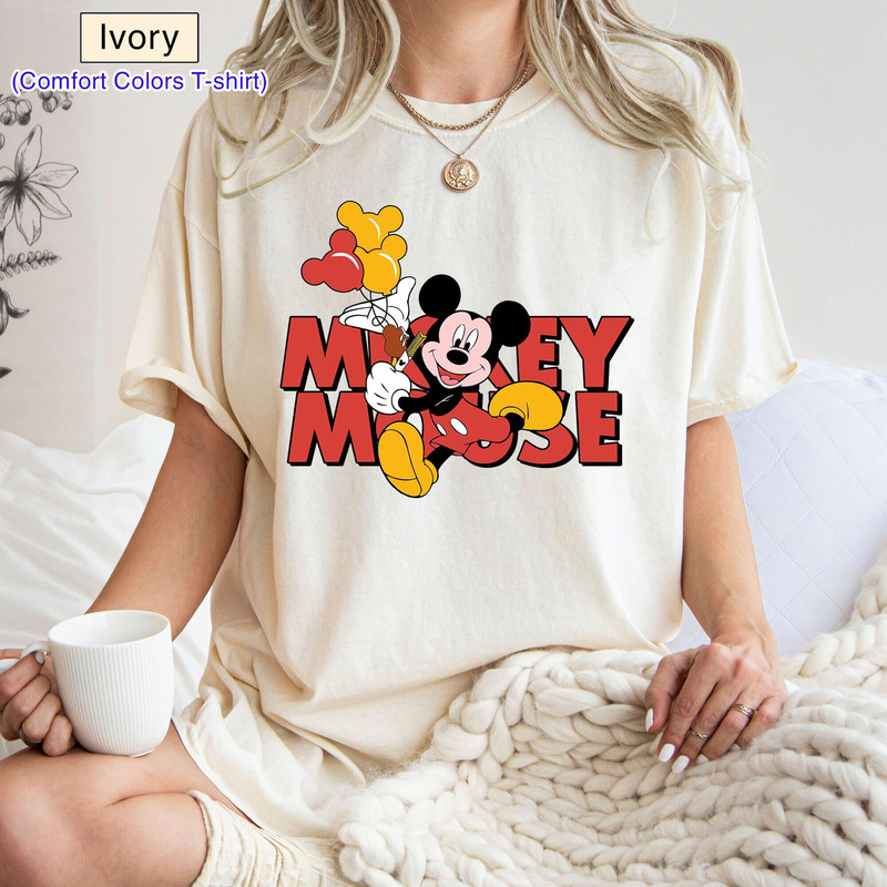 Disney Mickey Balloon Shirt, Vintage Dinsey Vacation Tshirt, Disney Family Matching Shirt, Epcot Shirt, Disney Trip Shirt, Disney Shirt.jpg