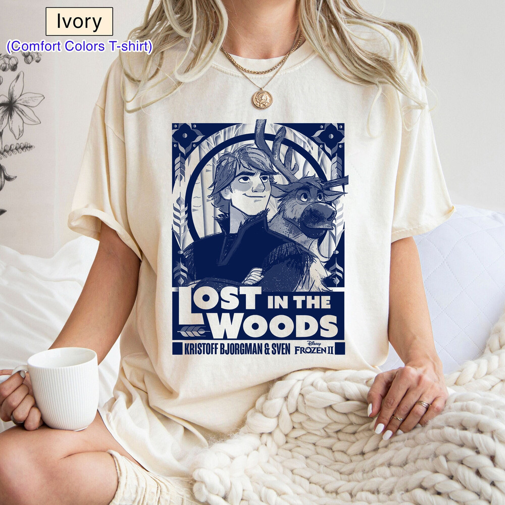 Frozen 2 Kristoff & Sven Lost In The Woods Shirt, Disney Frozen Elsa Princess Shirt, Disney Parks Magic Kingdom Disneyland Family.jpg