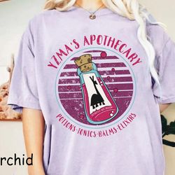 retro llama poison yzmas apothecary comfort colors shirt, the emperor