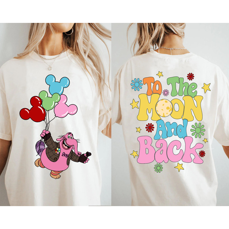 Two Sided Bing Bong with Mickey Balloon To The Moon And Back Comfort Colors Shirt, Inside Out Disney Washed T-shirt, Disneyland Trip Outfit.jpg