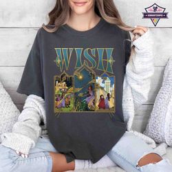 disney wish shirt, disney wish vintage tee, disney wish movie shirt, w
