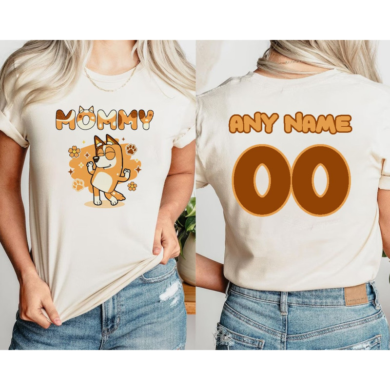 Custom Bluey Mommy Classic Shirt, Bluey Mom Personalized Name And Number Tshirt, Best Mom Ever Shirt, Mothers Day Gifts, For Her.jpg