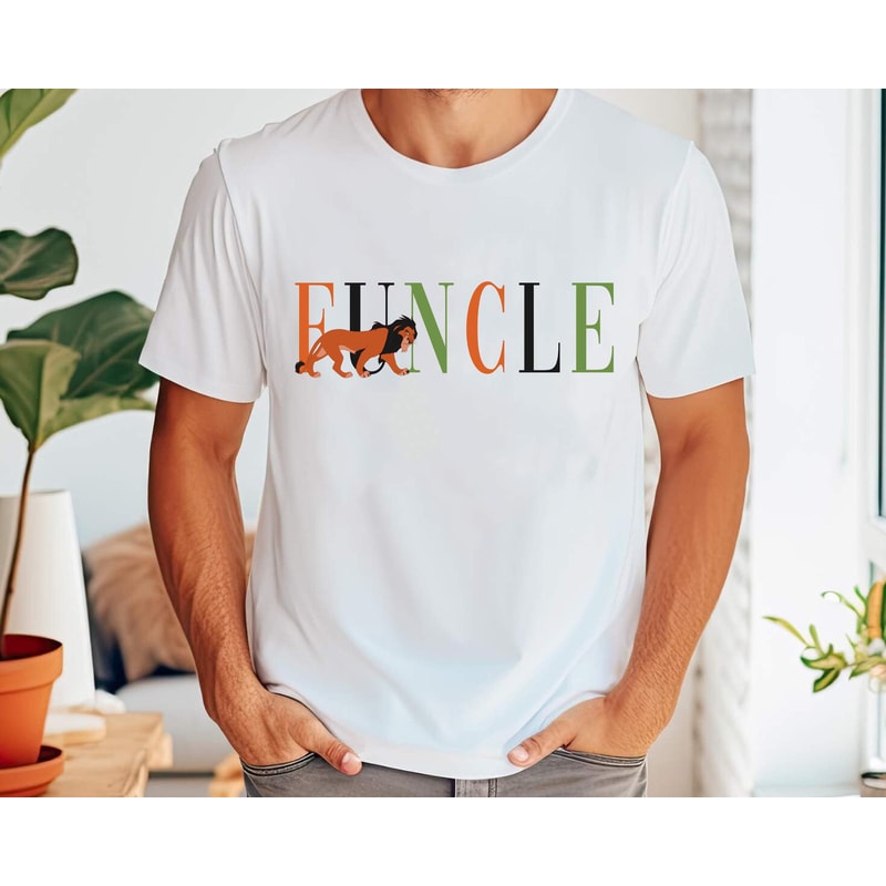 Scar Villains Funcle Comfort Colors Shirt, The Lion King Disney Uncle T-shirt, Funny Father's Day Gift From Niece Nephew, Disneyland Trip.jpg