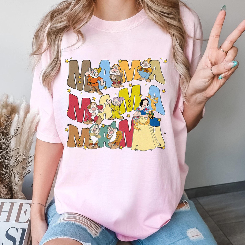 Disneyland Mama Snow White and the Seven Dwarfs Shirt Snow White Princess Mother Day Shirt Disneyland Mom Shirt WDW Gift For Mom.jpg