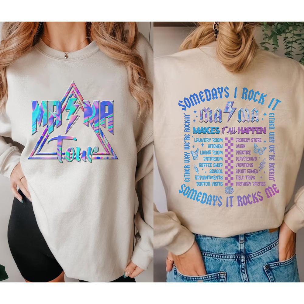 The Motherhood Tour Some Days I Rock It Mother Day Shirt  Mama Tour Shirt  Cool Mom Shirt  Gift For Mom.jpg