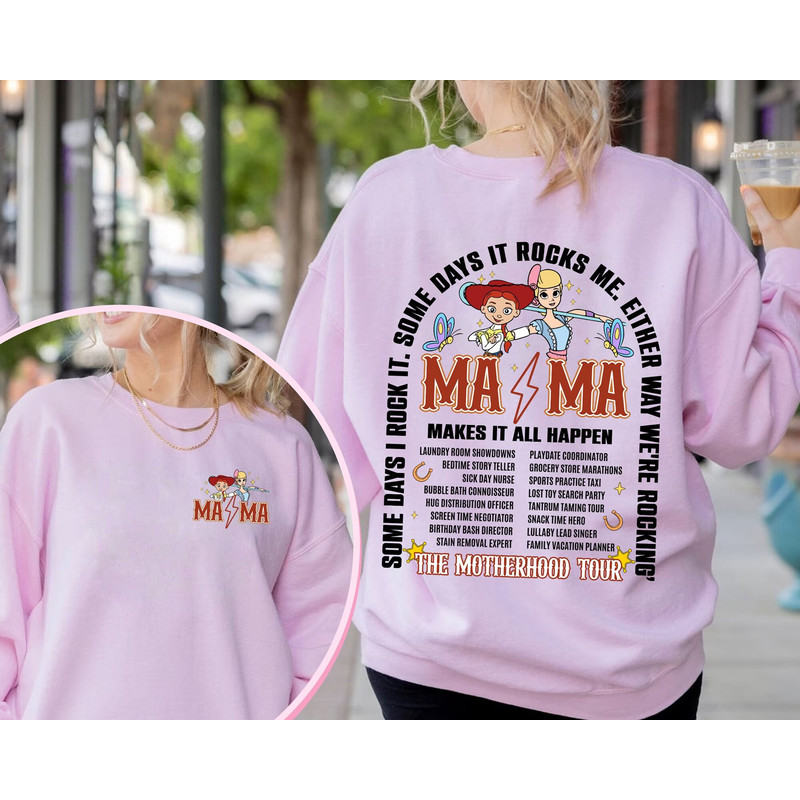 Toy Story Mama Rock Tour Mother Day Shirt Jessie And Bo Peep Mama Tour Shirt, Funny Motherhood tshirt Disneyland Mothers Day Gift.jpg