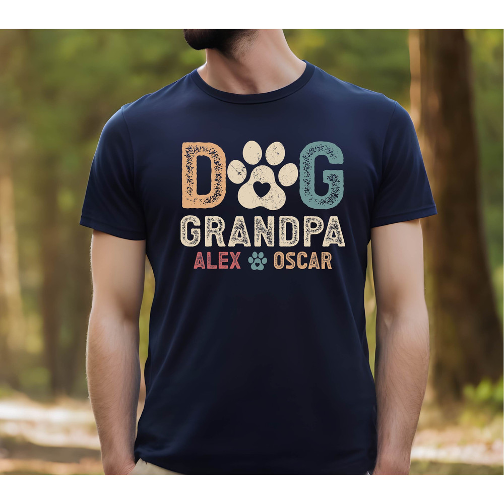 Dog Grandpa Shirt ,Dog Grandpa Shirt With Dogs Names, Fathers Day Gift ,Dog Grandpa Gift, Personalized Grandpa Tee, Dog Lover Shirt for Men.jpg